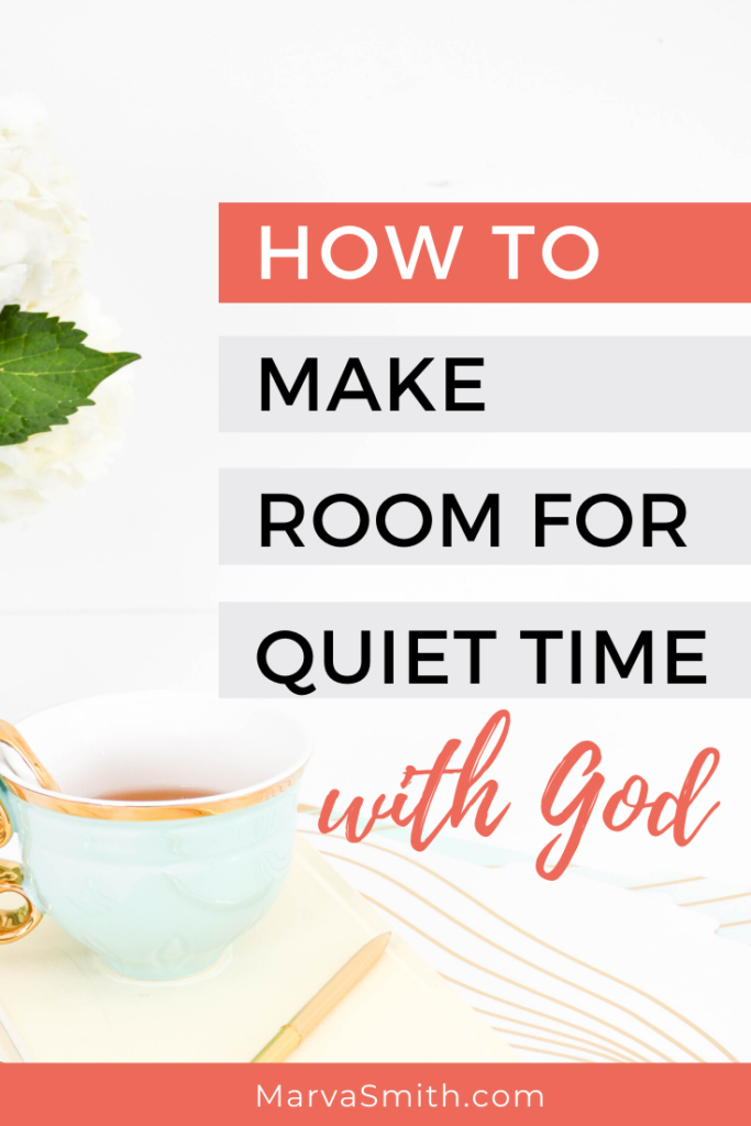 Having a quiet time with God is often high on our list of priorities but it can get crowded out by life. Here's how to make time to spend with God.