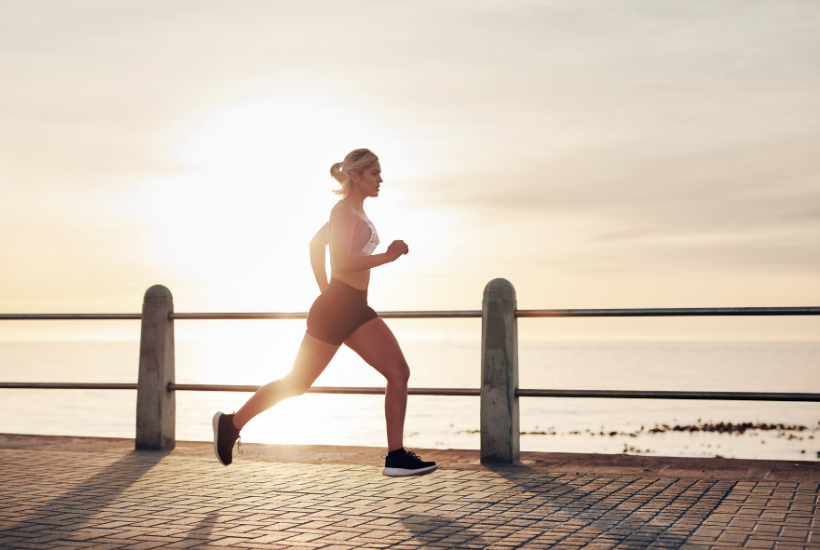 Woman running. Run your race well. Marva Smith